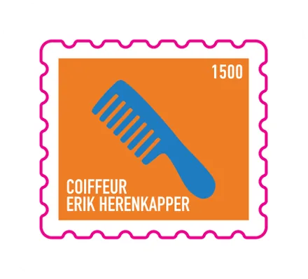 Zegel Coiffeur Erik